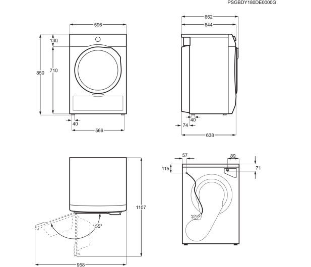 Suszarka Electrolux EW6D285YP GentleCare 600 8kg z pompą ciepła MixCare Filtr EasyClean Anticrease SensiCare - 1272625 - zdjęcie 13